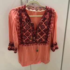 Vintage embroidered long sleeve